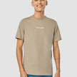 Supima T-Shirt Autograph Wooden Beige