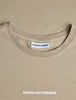 Supima T-Shirt Autograph Wooden Beige