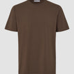 Supima T-shirt Box Fit Saddle Brown