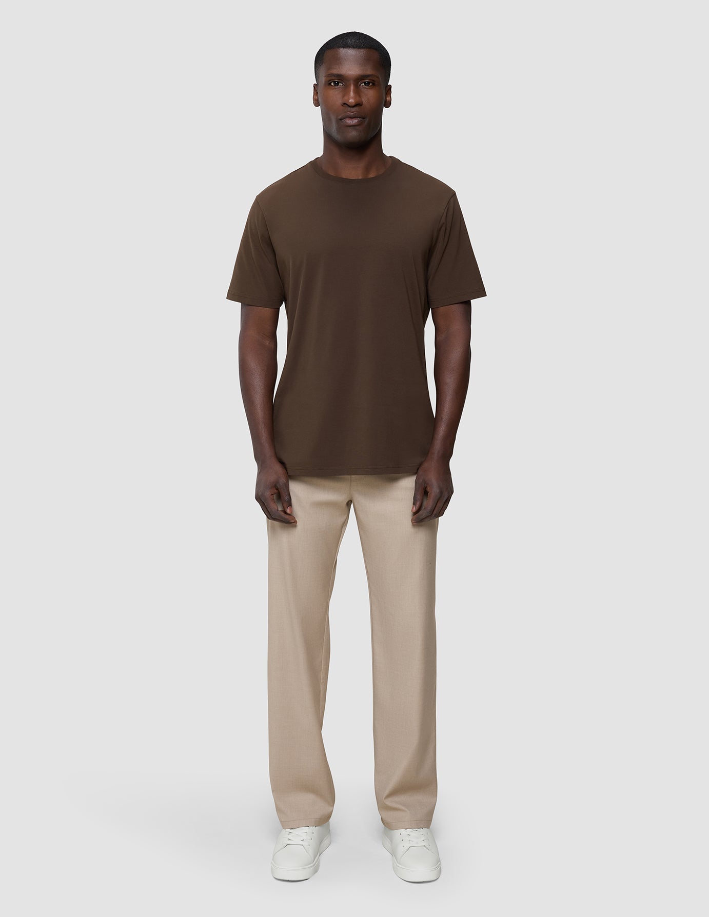 Supima T-shirt Saddle Brown