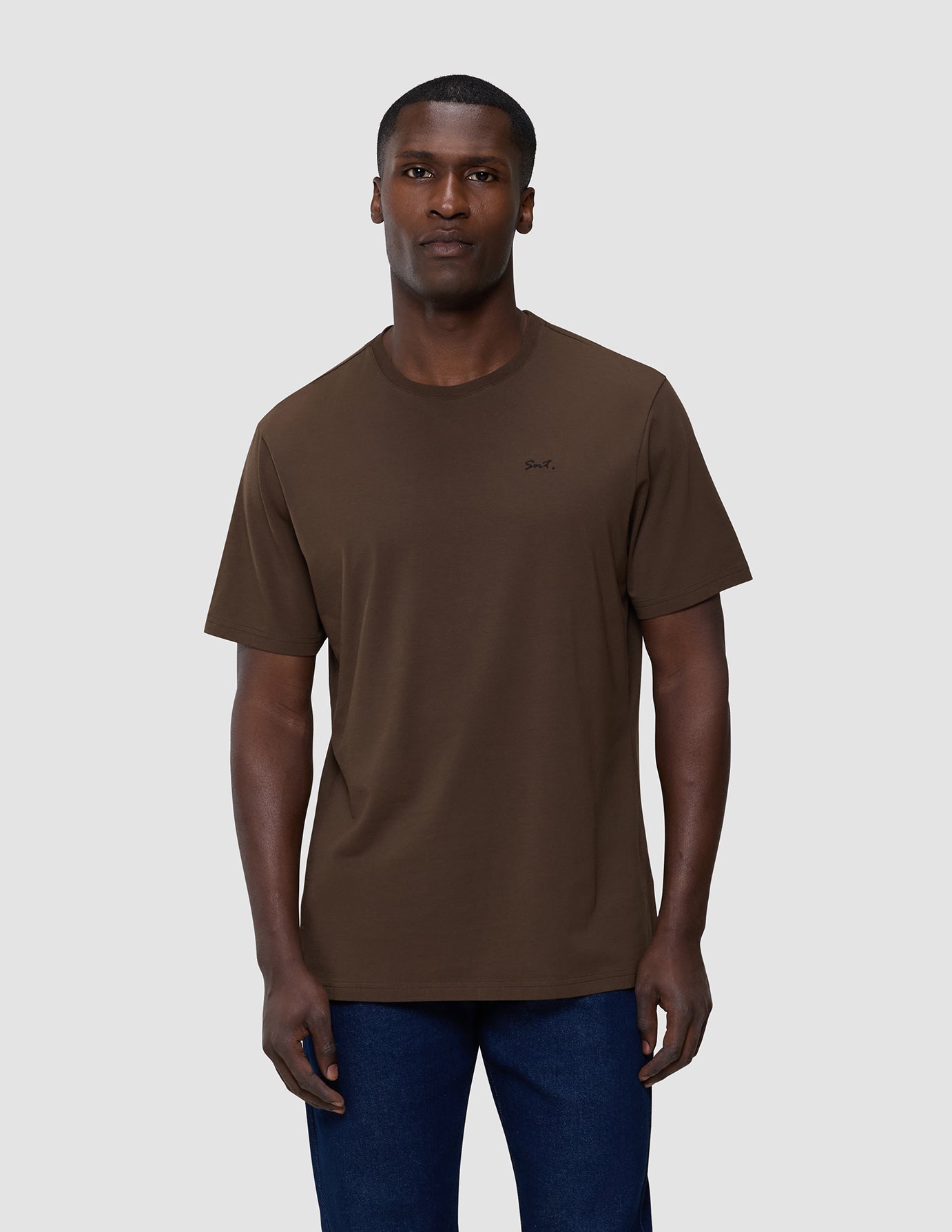 Supima Legacy T-shirt Saddle Brown