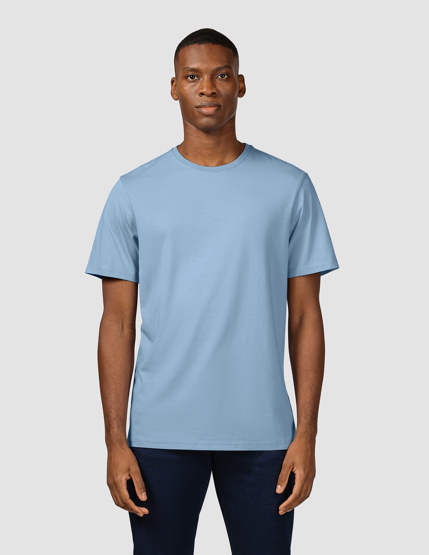 Supima T-shirt Rainy Blue