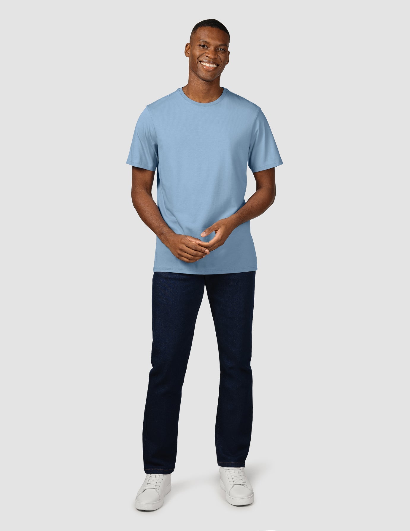 Supima T-shirt Rainy Blue