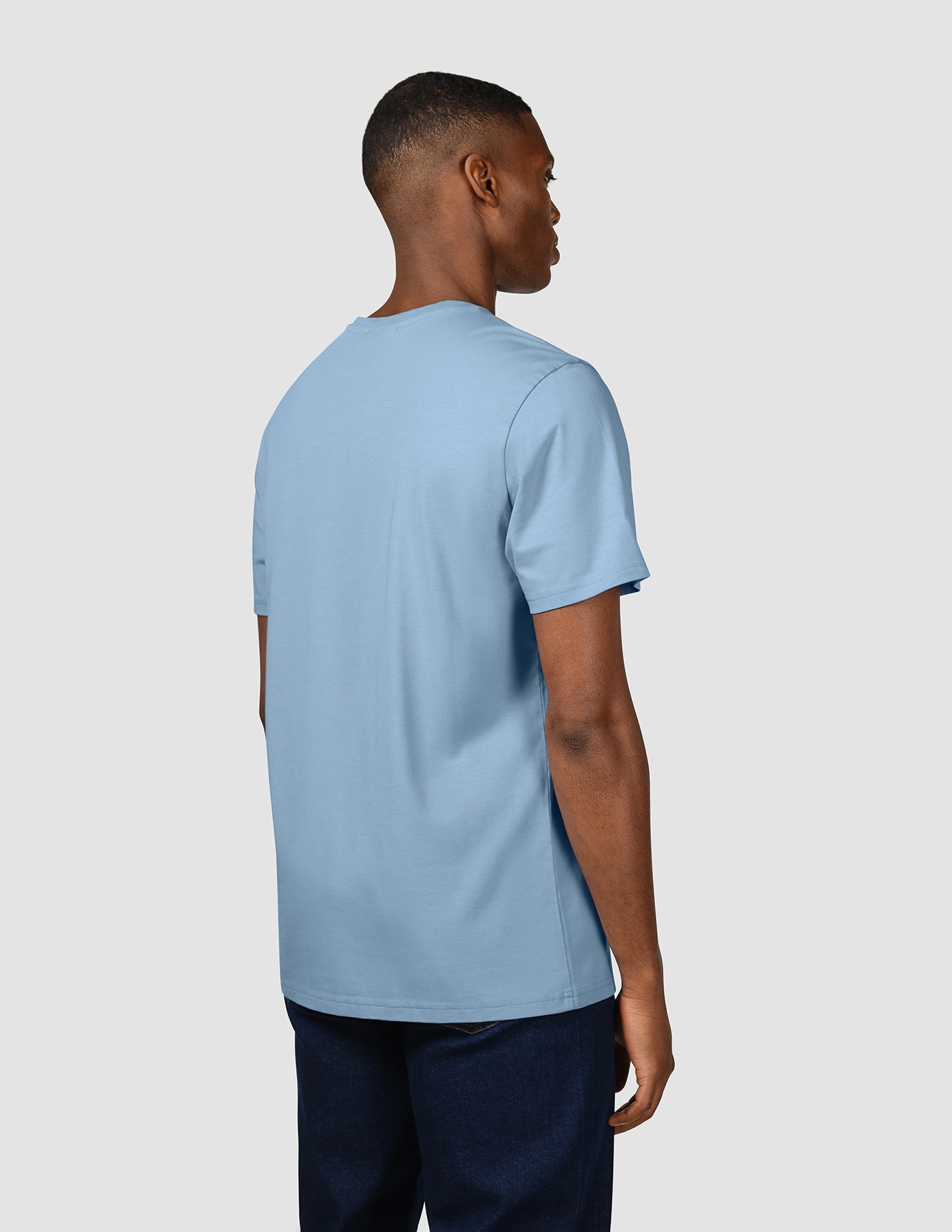Supima T-shirt Rainy Blue