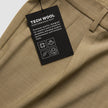 Tech Wool Suit Pants Relaxed Fit Sand