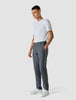 Tech Linen Elastic Pants Navy