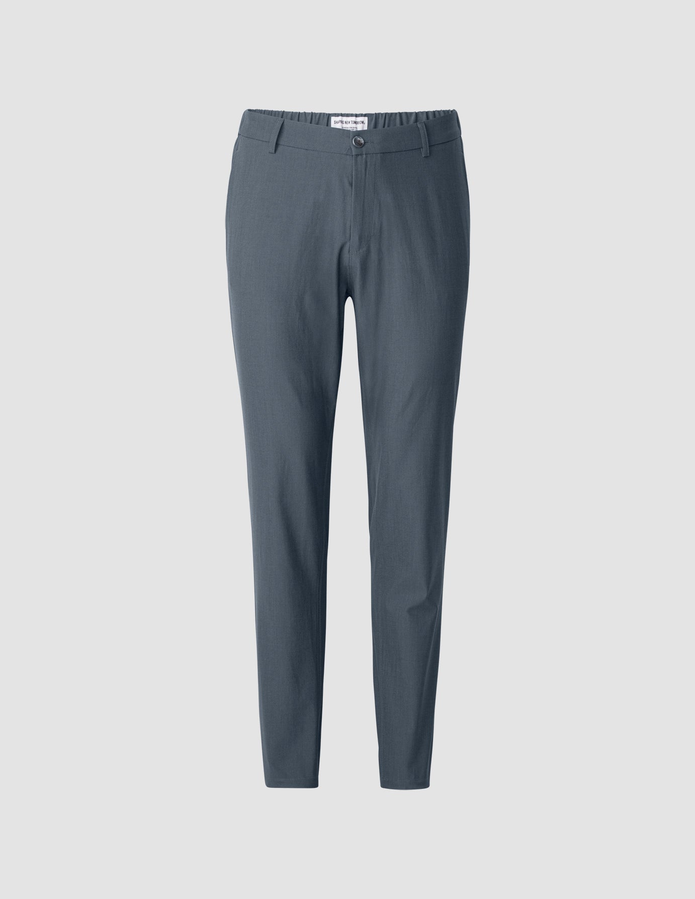 Tech Linen Elastic Pants Navy