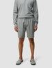 Tech Linen Elastic Shorts Charcoal