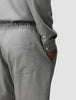 Tech Linen Elastic Shorts Charcoal