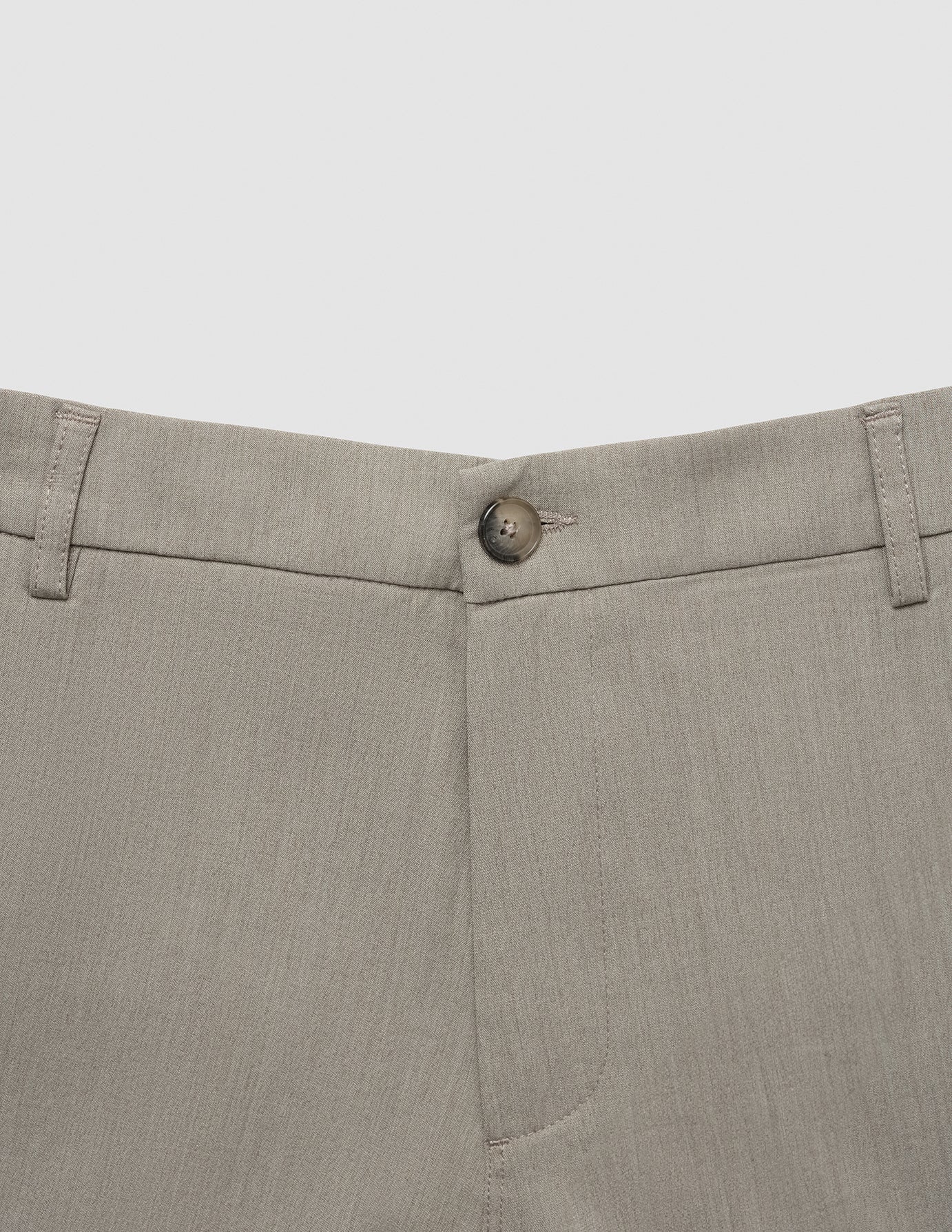 Tech Linen Elastic Pants Raw Beige