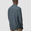 Tech Linen Casual Shirt Navy