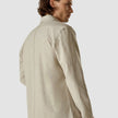 Tech Linen Overshirt Sandshell