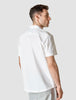 Tech Linen Bowling Short Sleeve Shirt Pure White