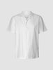 Tech Linen Bowling Short Sleeve Shirt Pure White