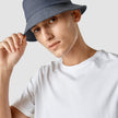 Tech Linen Bucket Hat Navy