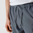 Tech Linen Elastic Shorts Navy