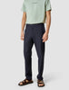 Tech Linen Elastic Pants Midnight Blue