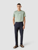 Tech Linen Elastic Pants Midnight Blue