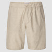 Tech Linen Elastic Shorts Sandshell