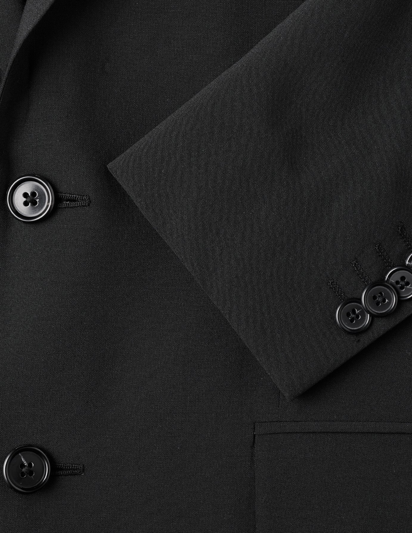 Tech Wool Blazer Black Regular