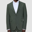 Tech Wool Blazer Green Night Slim