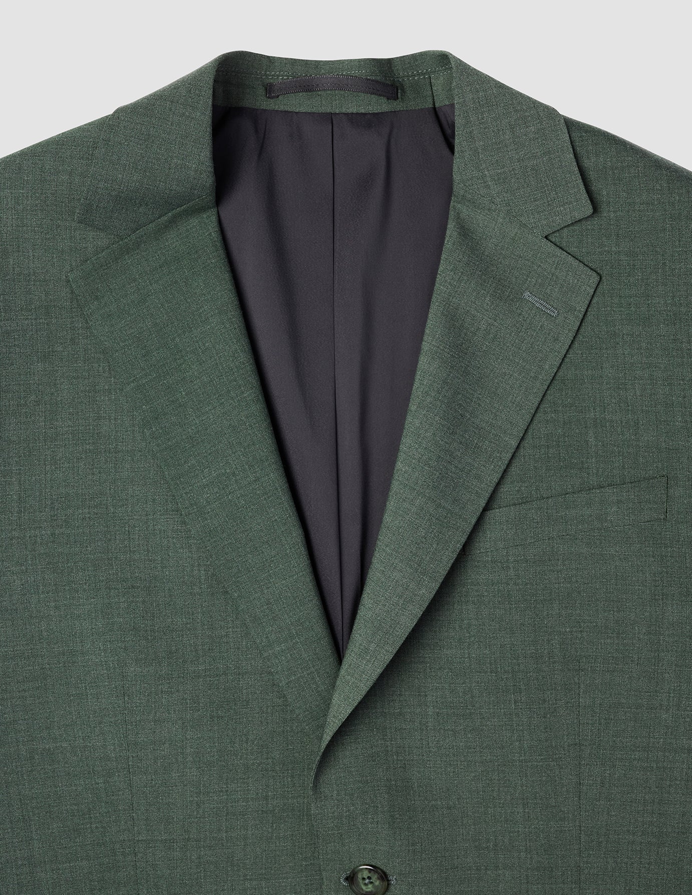 Tech Wool Blazer Green Night Slim