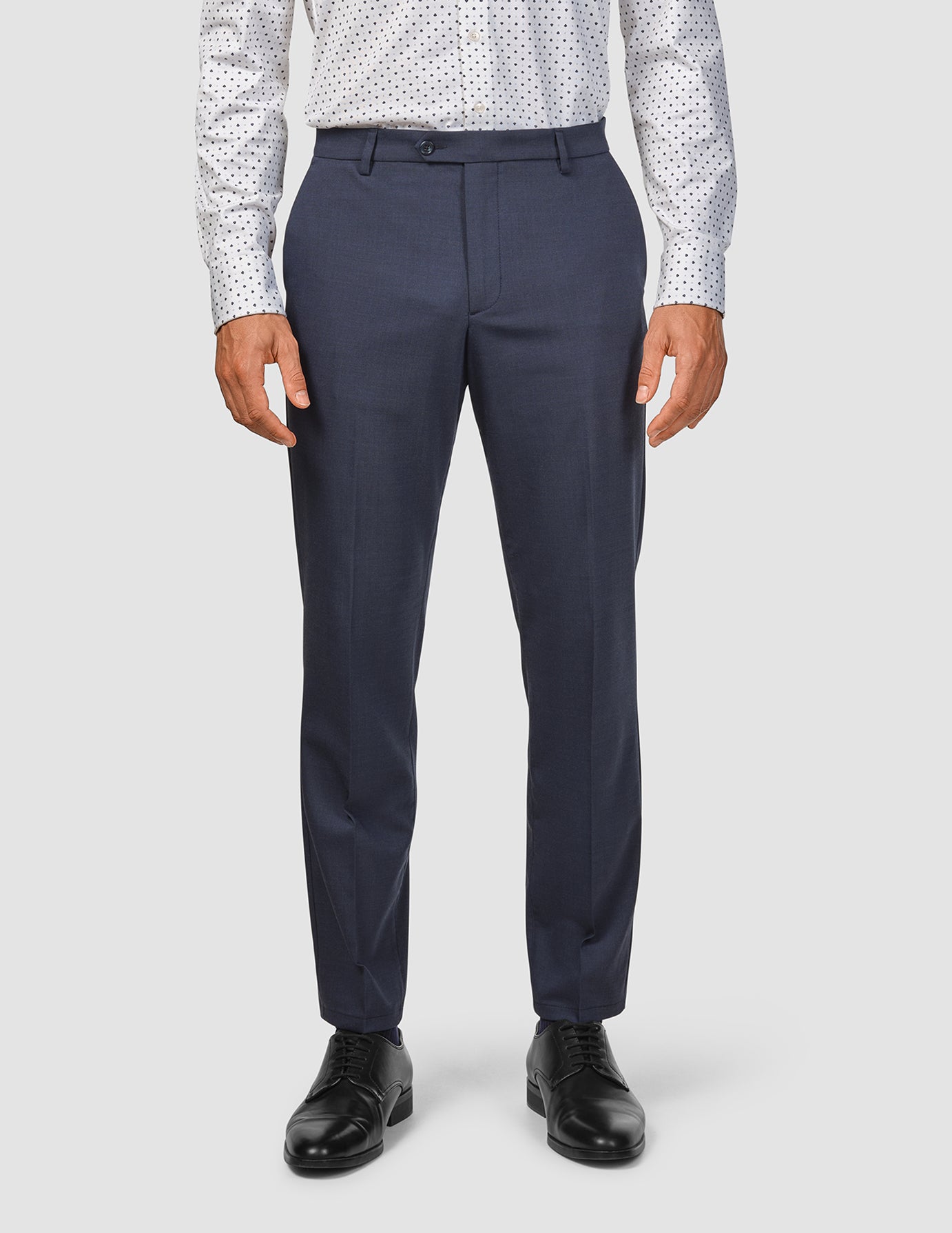 Tech Wool Suit Pants Regular Navy