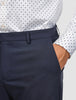 Tech Wool Suit Pants Regular Navy