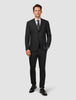 Tech Wool Suit Pants Slim Black