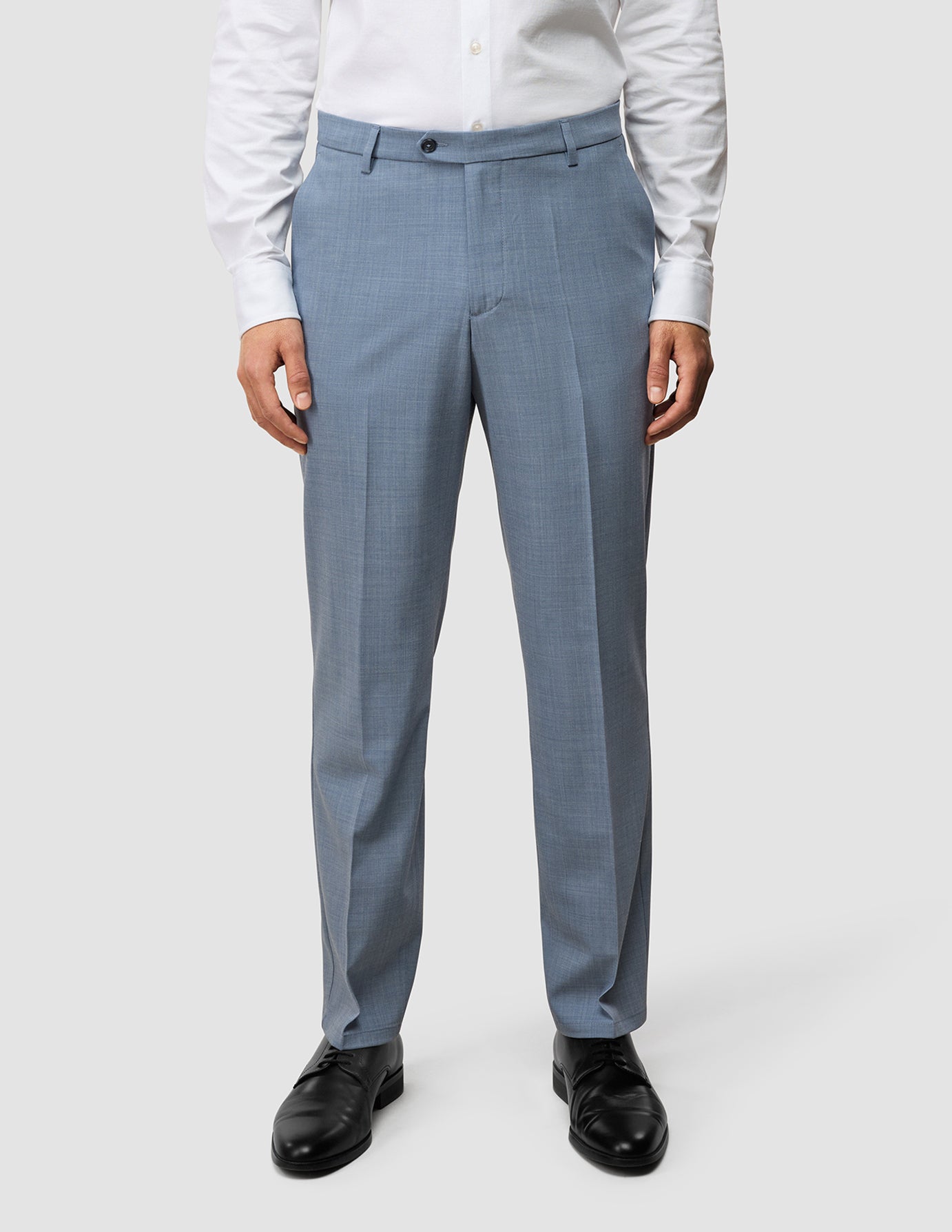 Tech Wool Suit Pants Regular Light Blue