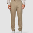 Tech Wool Suit Pants Slim Sand