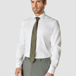 Tie Herringbone Remote Green