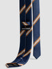 Tie Navy / Orange Stripe
