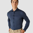 Travel Shirt Navy Regular