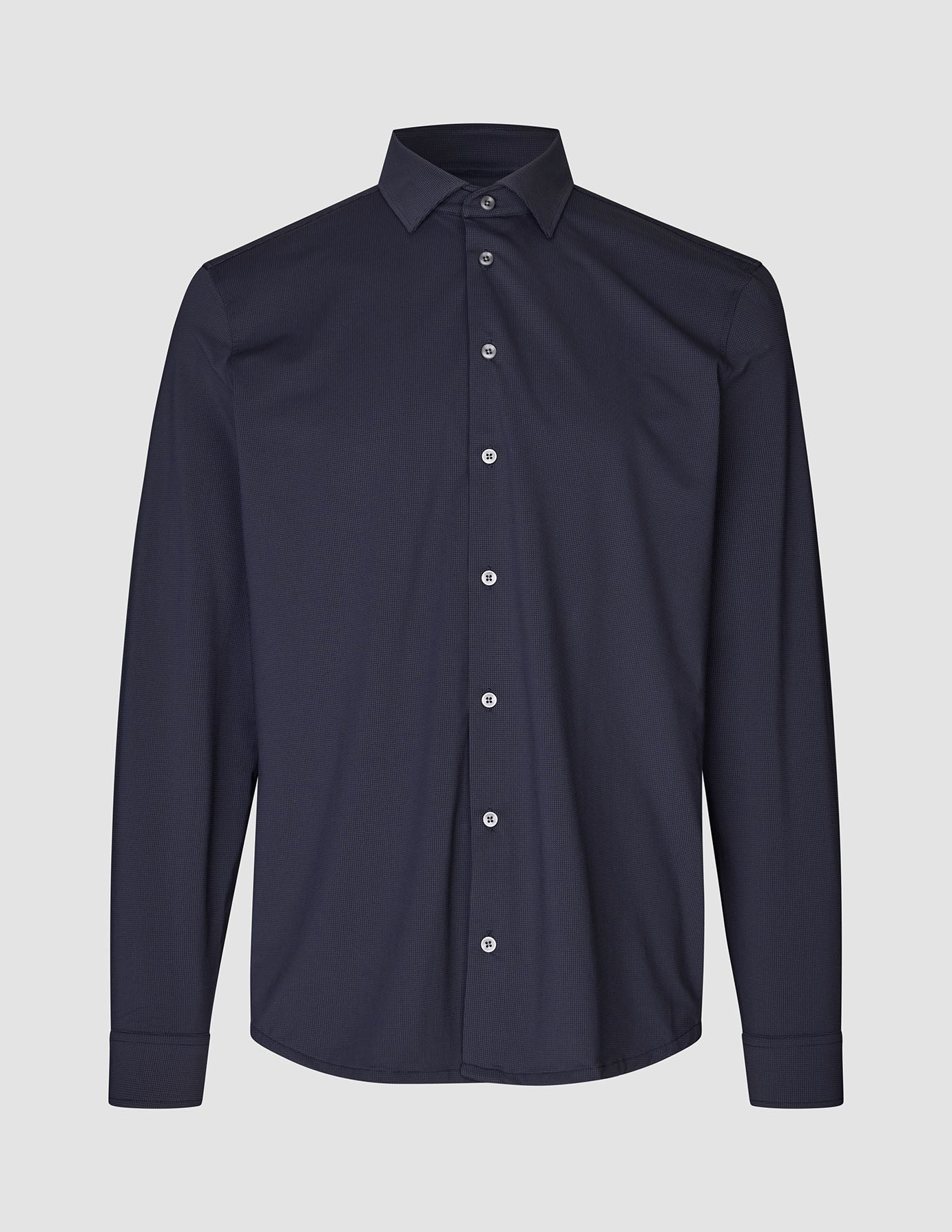 Travel Shirt Dark Navy Regular