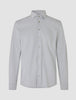 Travel Shirt Light Grey Slim