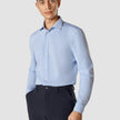 Travel Shirt Light Blue Slim