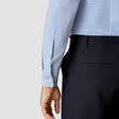Travel Shirt Light Blue Slim