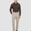 Travel Shirt Saddle Brown Regular