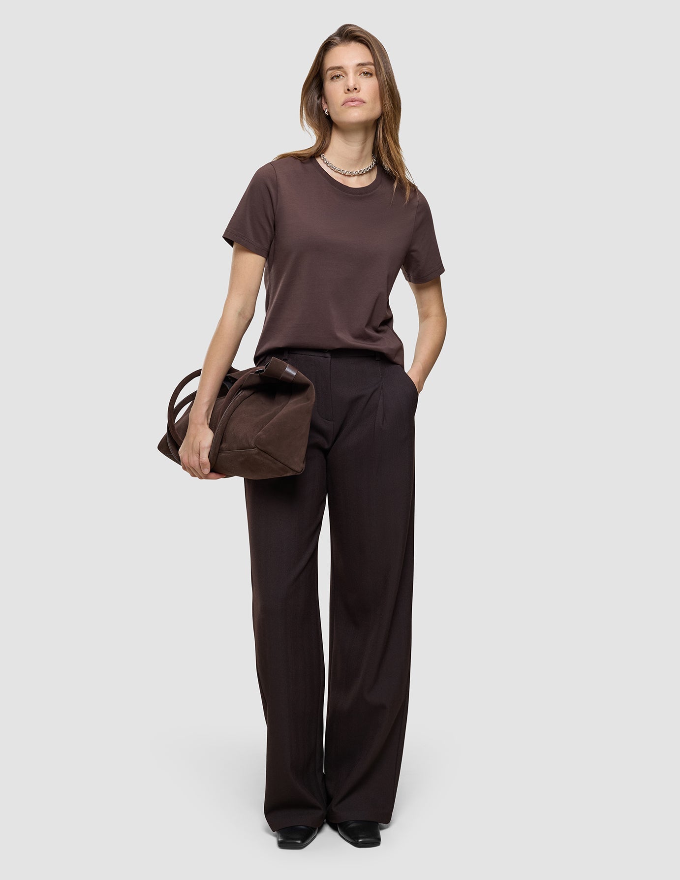 Women's Supima T-shirt Espresso