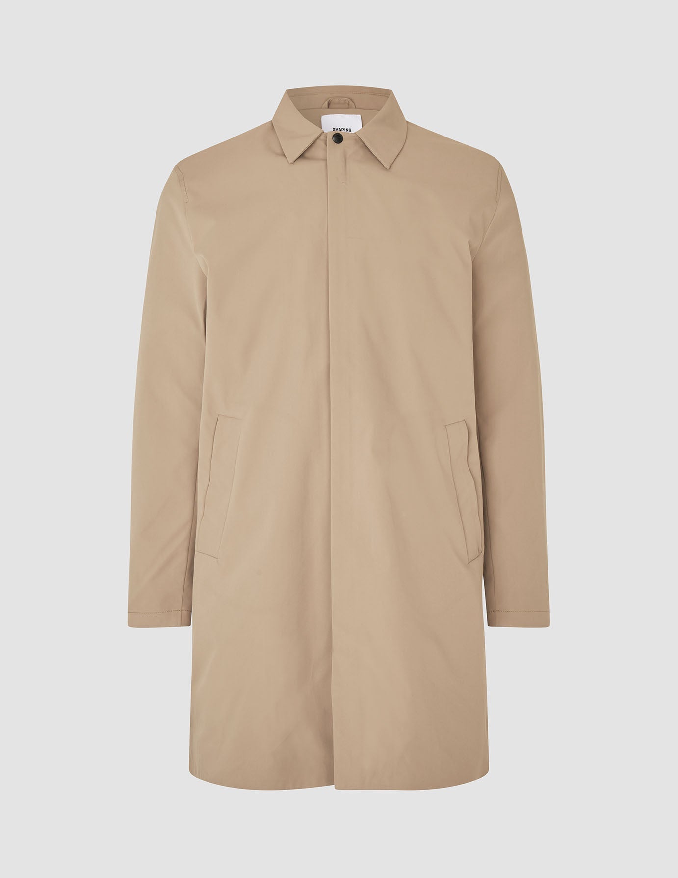 Waterproof Trench Coat Sand Grain