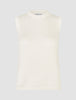 Women's Structured Knit Top Off White