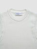 Women's Structured Knit Top Off White
