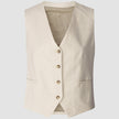 Linen Vest Sandshell