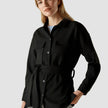 Belted Overshirt Black