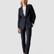 Essential Suit Tapered Navy Pinstripe