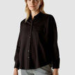 Oversized Long Sleeve Shirt Black