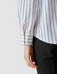 Oversized Long Sleeve Shirt Halo Stripes