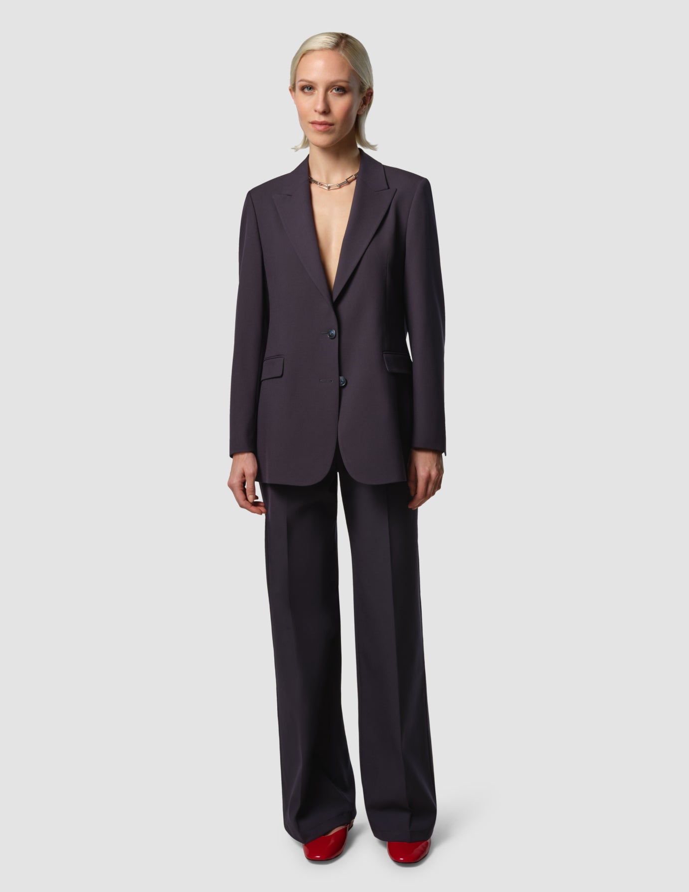 Essential Suit Midnight Blue Blazer & Wide Pants