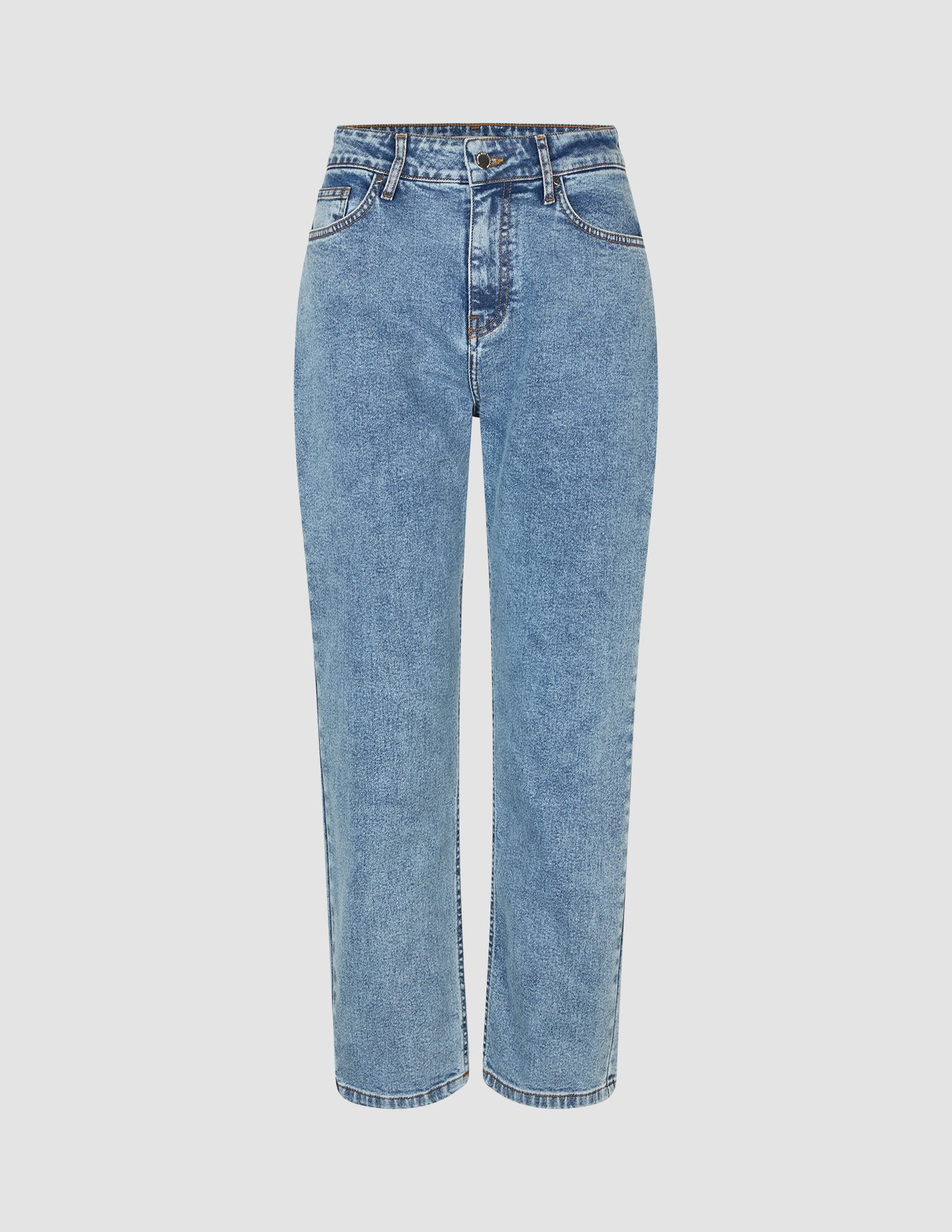 Jeans Tapered Snow Blue Wash